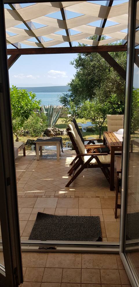 Apartment Paški-house on the beach