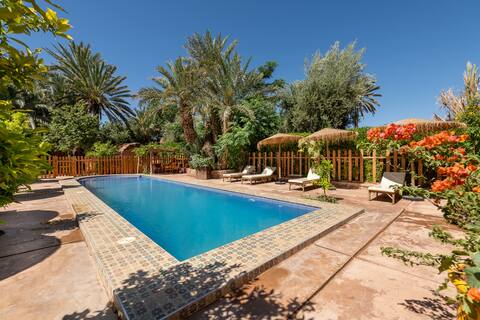 Berber house with swimming pool and garden