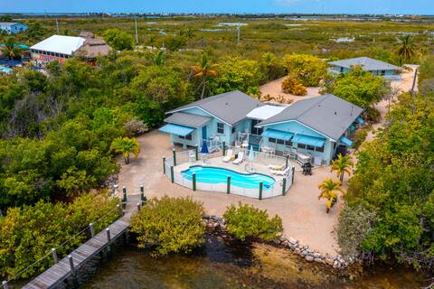 Waterfront Beach House with Dock & Heated Pool!