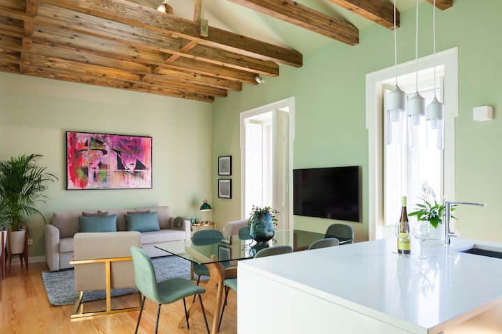 Lisbon Panoramic View 3 Bedrs+3 Baths+Balconies+AC