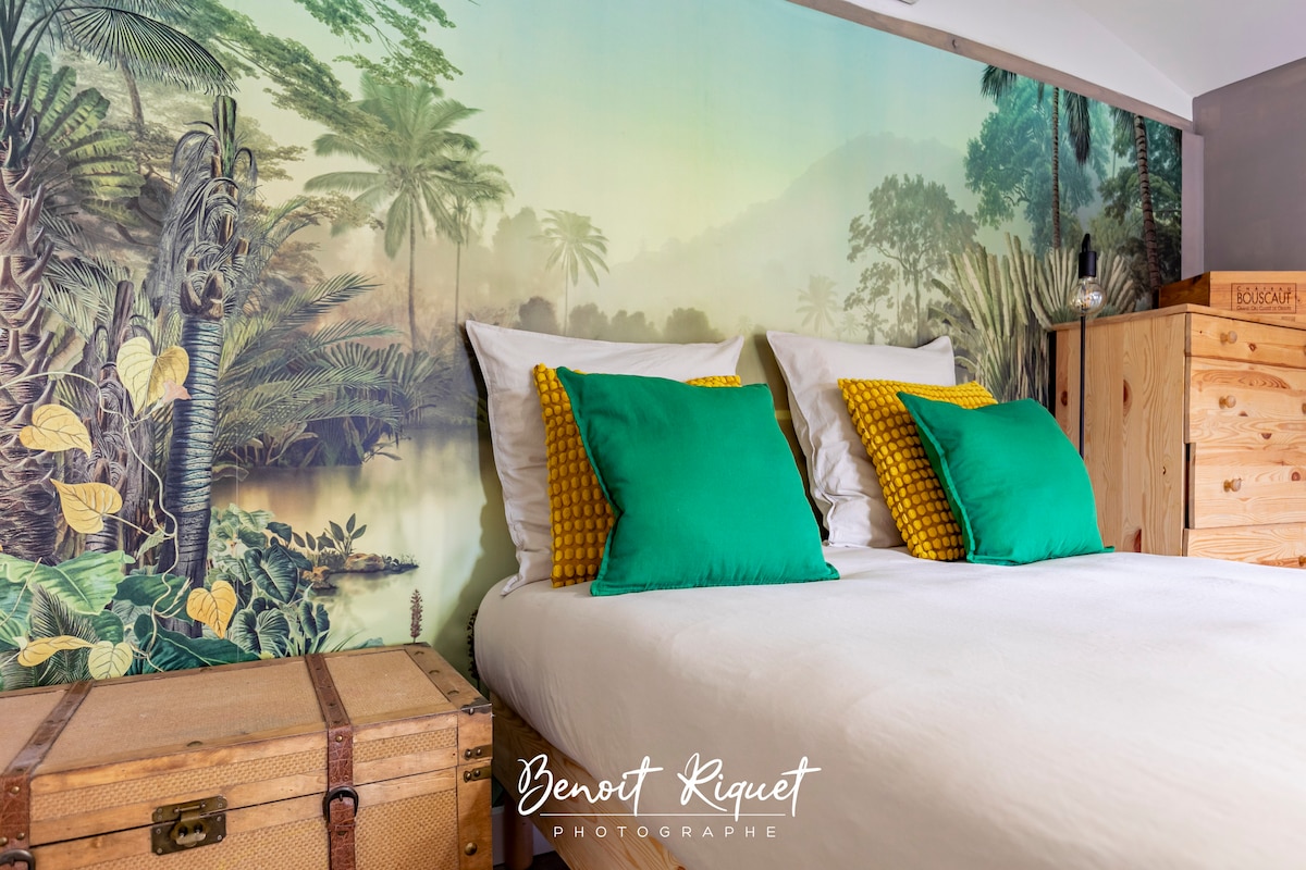 Ambiente de Jungle relajante para tu comodidad