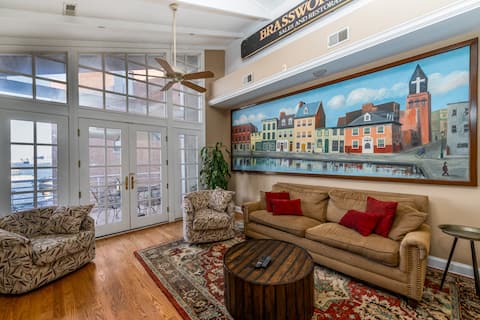 Successful Airbnb property: Waterfront GEM - HUGE HOME for FAM/WORK/FUN! in Fells Point