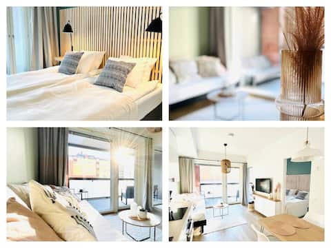 Top Airbnb: Modern Central Flat in Tampere | Free Parking in Kyttälä A