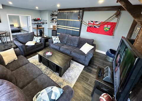 Popular Airbnb listing: Luxury Suite ~ Cozy Winter Escape in Burlington