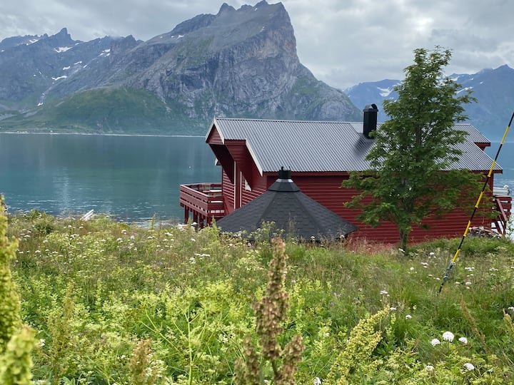 Tromsø Rorbu/cottage in the sea floor on private island. Holiday