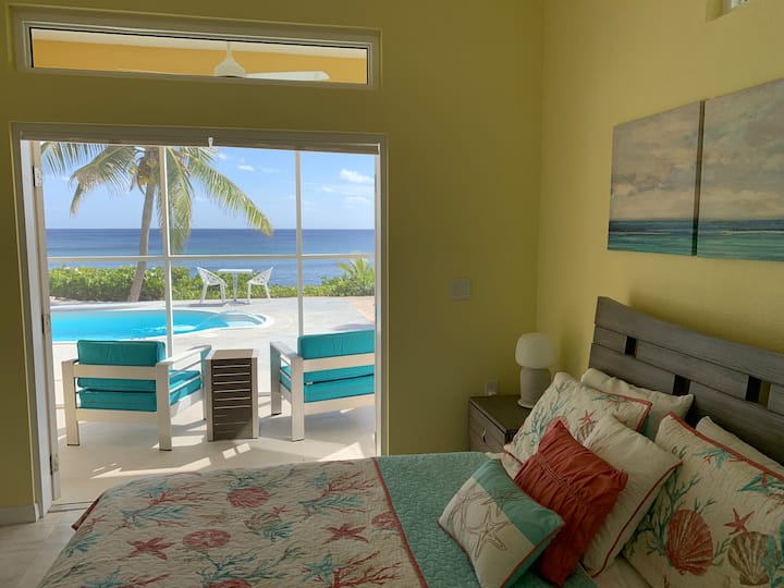Bedroom with screened porch if the mosquitoes are out (which is very rare).