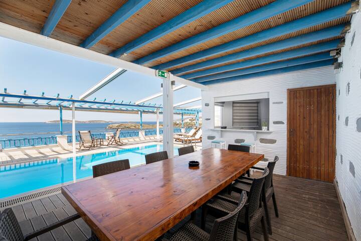 Holiday House in Batsi Andros, PRVT pool