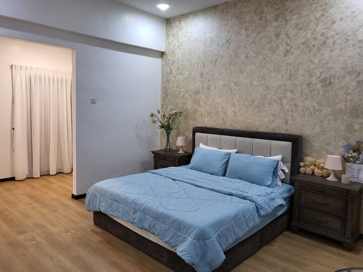 Vic Lovely House Paddy field view with 4 br 7paxs