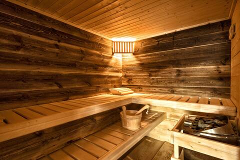 Simmentalerhaus m. alpinen Wellnessbereich