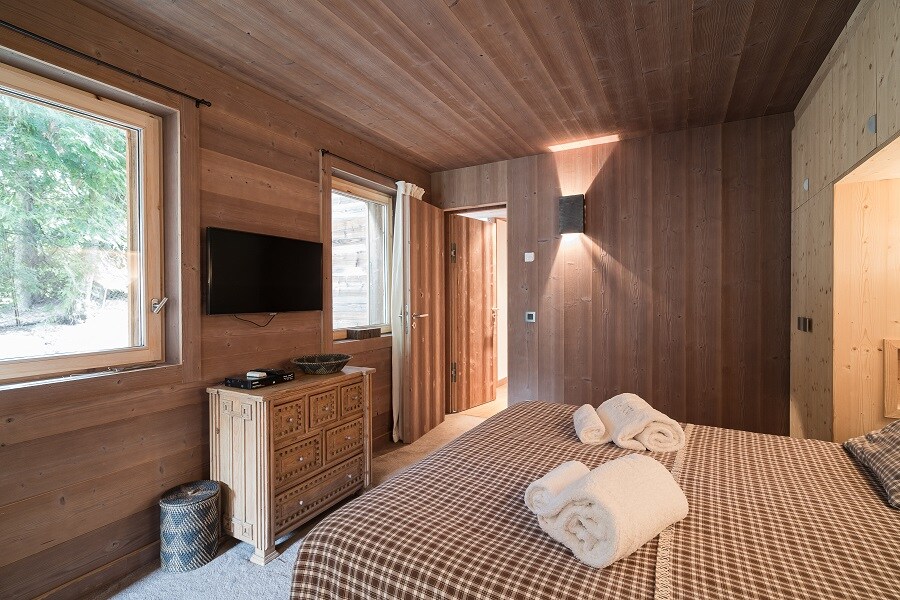 غرفة النوم. وغرفة النوم.