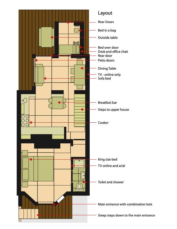 Self-contained, private entrance, near city centre