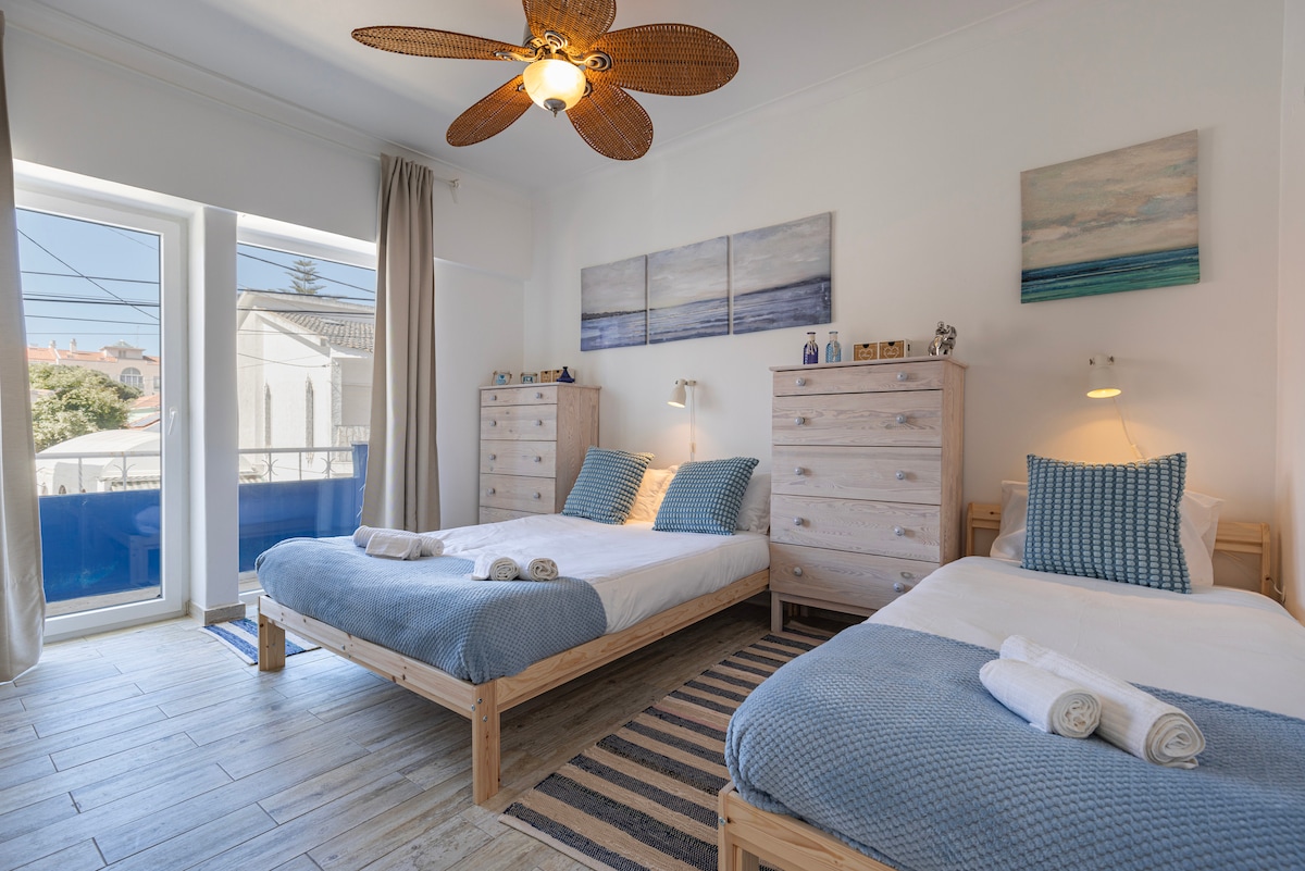 QUARTO TRIPLO - 1 CAMA CASAL + 1 CAMA SINGLE