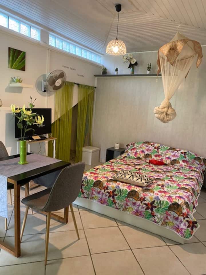 Studio "ÉMeraude" En Rez De Jardin à Balata - Fort-de-France