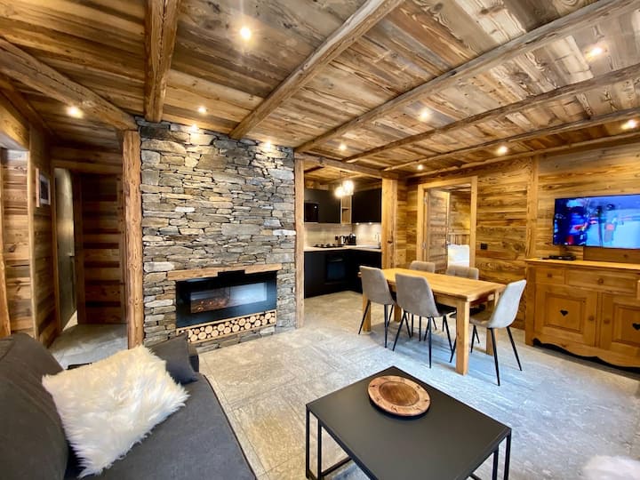 Appartement En Chalet Savoyard Aux Touches Design - Bonneval-sur-Arc