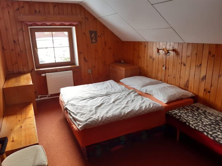 Kahekohaline tuba väikelapse voodi (alla 10-aastastele lastele) ja reisivoodi Pack n Play.