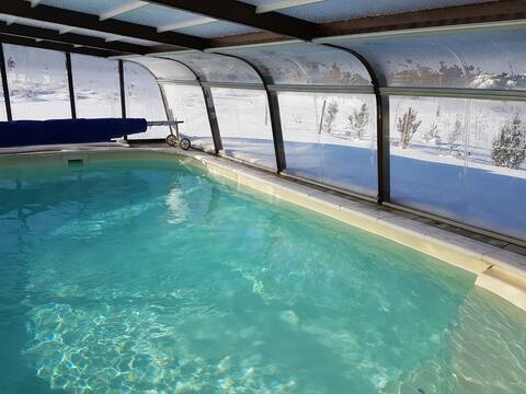 Chalet15pers heated pool30° spa sauna billiards