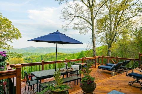 Secluded MtnTop Luxe-Spectacular Views-Hotub-FrPit