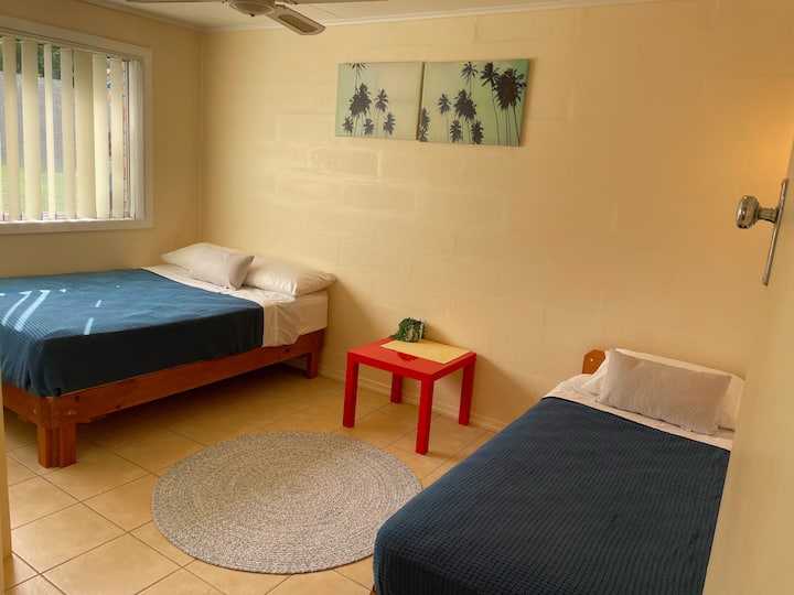 2nd Bedroom - 1 x Double Bed 1 x Single Bed