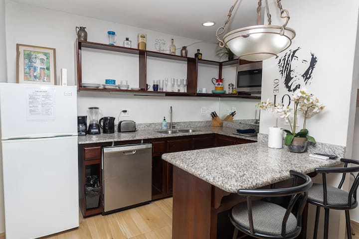 ❤️ Ocean Front Modern Studio Perfect Location Wifi - Montego Bay