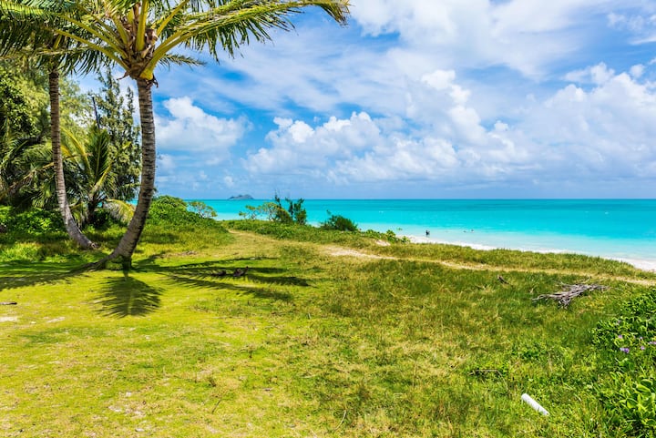 Cottage By The Beach Large Covered Deck Parking Ac - Kailua, HI
