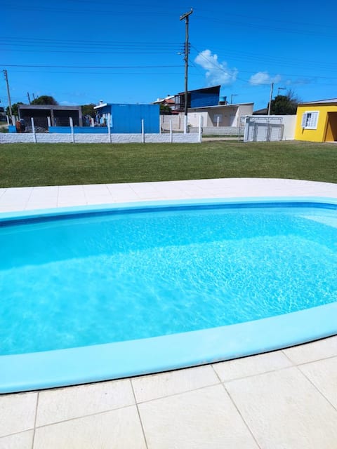 House in Cassino, 200 meters from the beach, with swimming pool