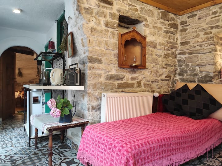 cocina/ sala de estar, sofá 