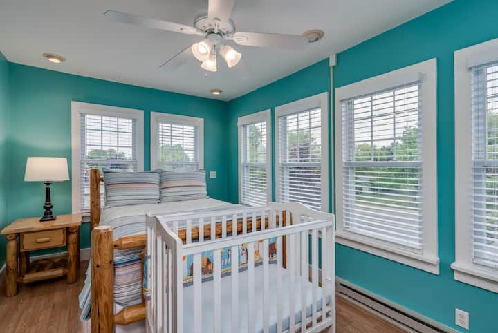 The Crib is portable and available upon request!