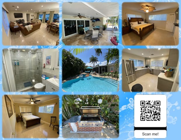 Deerfield Beach heated pool house