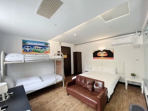 Group booking | 4 private large suite apartments include bathtub, mini bar near Salt Chengpu Station