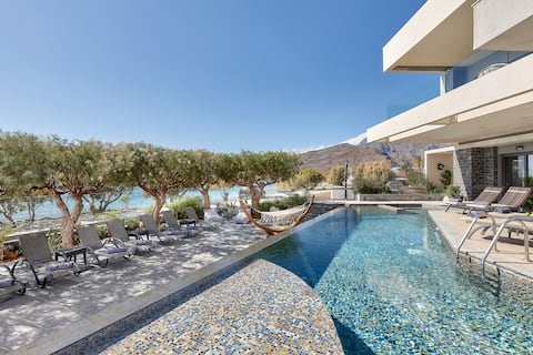 Luxury beachfront with private infinity pool