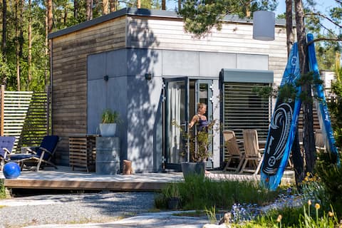 Modern guest house near sea and lakes