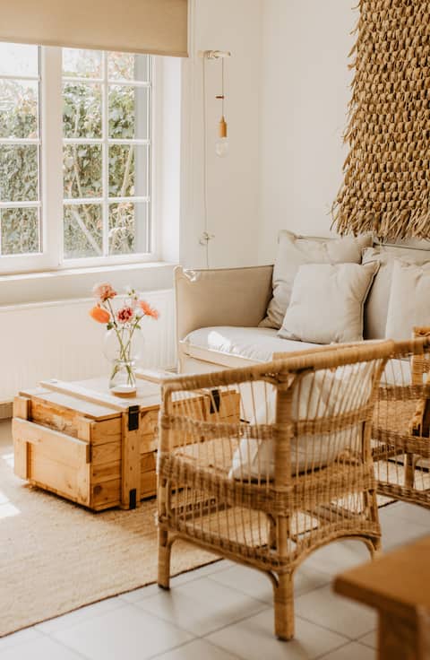 Holiday home for 4 people in nature & close to the beach