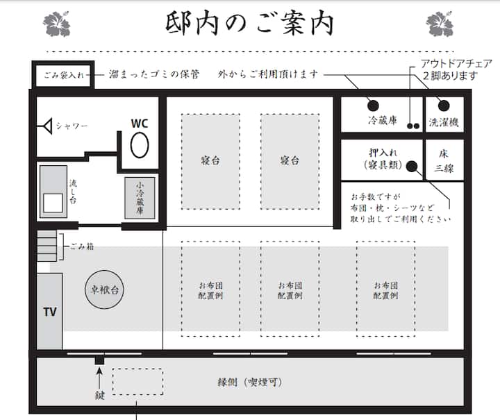 《お風呂あり》沖縄風情を赤瓦の古民家の湯船に浸かってお楽しみ頂けます！ - Ishigaki