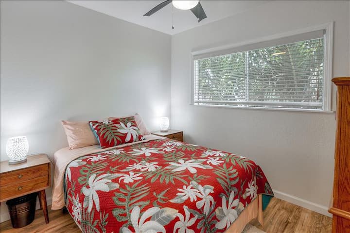Double Bed room no 3 with ceiling fan.