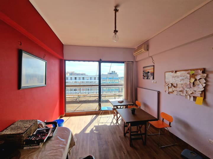 45 ‡⁸ Student Economy Room& Acro₱olis View Bal¢on¥ - Athènes