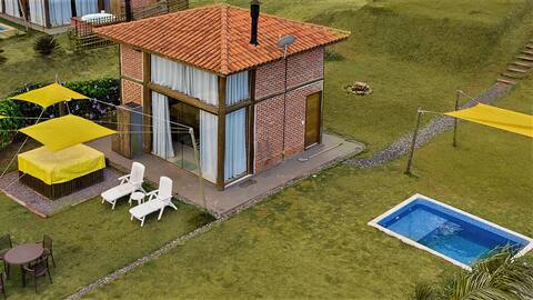 Prime chalet with Sítio da Montanha pool
