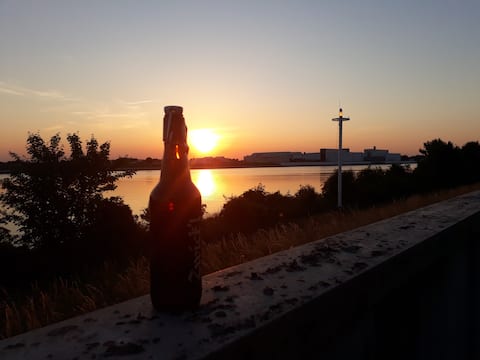 Urlaub am Weserdeich in Bremen