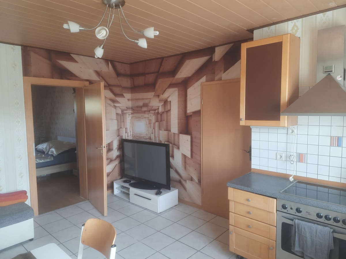 Annonce Airbnb populaire: Kleine 2 Zimmerwohnung für max 3 Personen à Dümpten