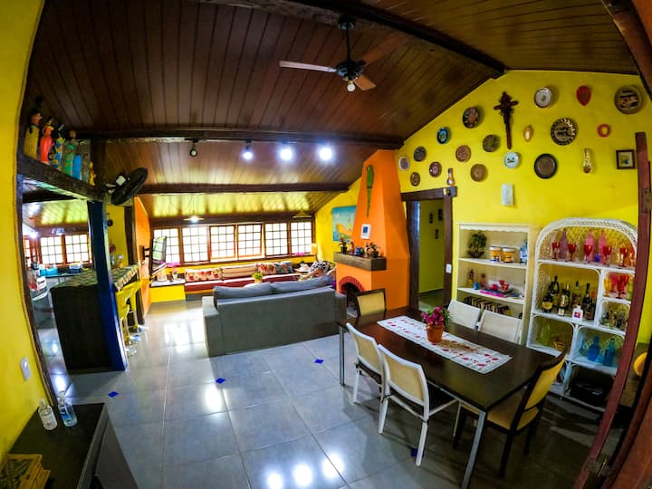 Sala de Estar e Jantar view