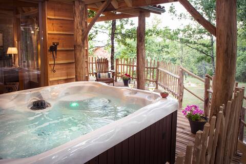 Cabin with private SPA in the middle of nature