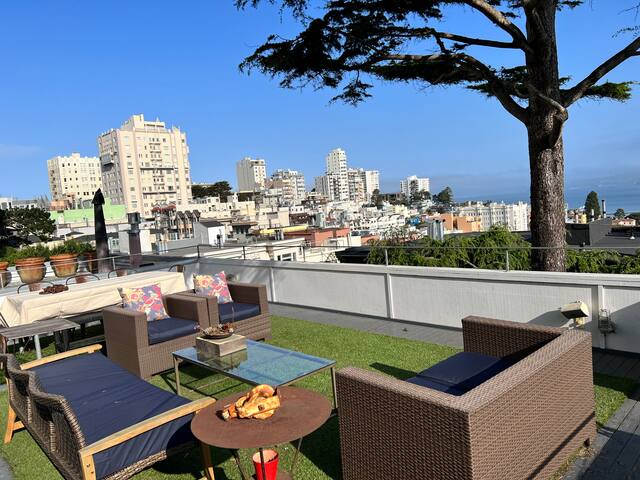 Luxe Apartment in Edwardian Home with Rooftop Deck gallery image 5