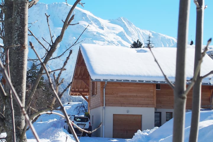 Chalet Facing Mont-blanc, 3min Away From Ski Lift - Saint-Gervais-les-Bains