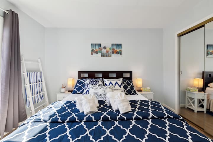 Spavaća soba br. 2 Naš je smještaj profesionalno očišćen prije vašeg boravka kako biste se što bolje proveli u San Franciscu! Ova se soba nalazi na desnoj strani dviju soba na drugom katu.