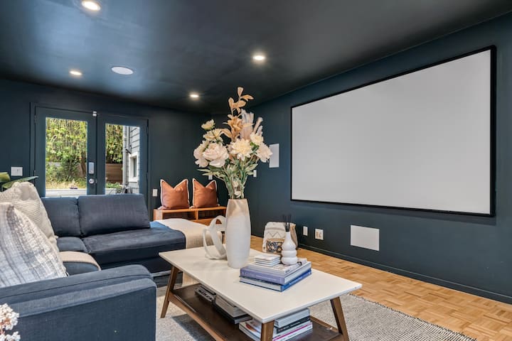 Modern Comfort: Home Theater Edition