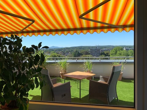 220m² Penthouse incl. roof terrace & panoramic view