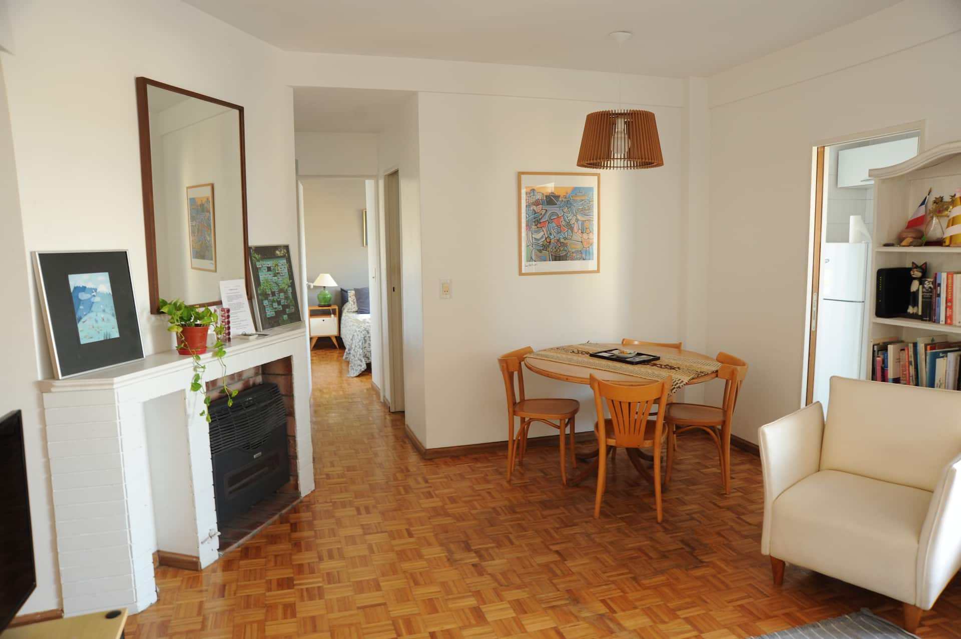 Two-room apartment in Núñez with balcony and Río de la Plata view