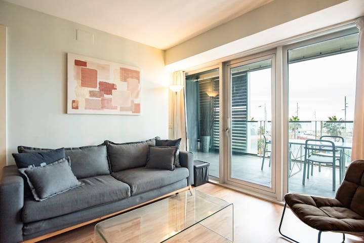 Seafront suite with terrace