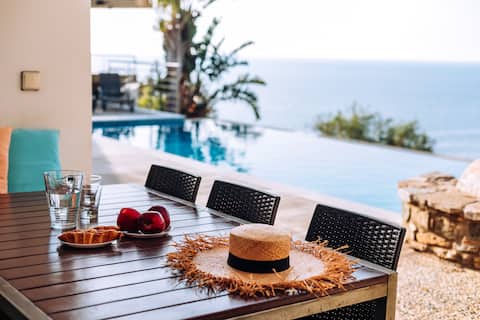 Villa Aquamarine, Sea View, Infinity Pool
