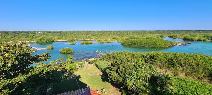 Bungalow Con Acceso A Laguna Yal-kú Y Snorkel - Akumal