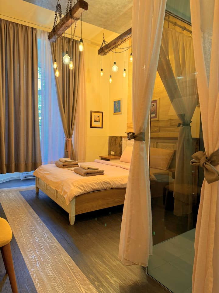 Romantic Boutique Double Bedroom - Plovdiv